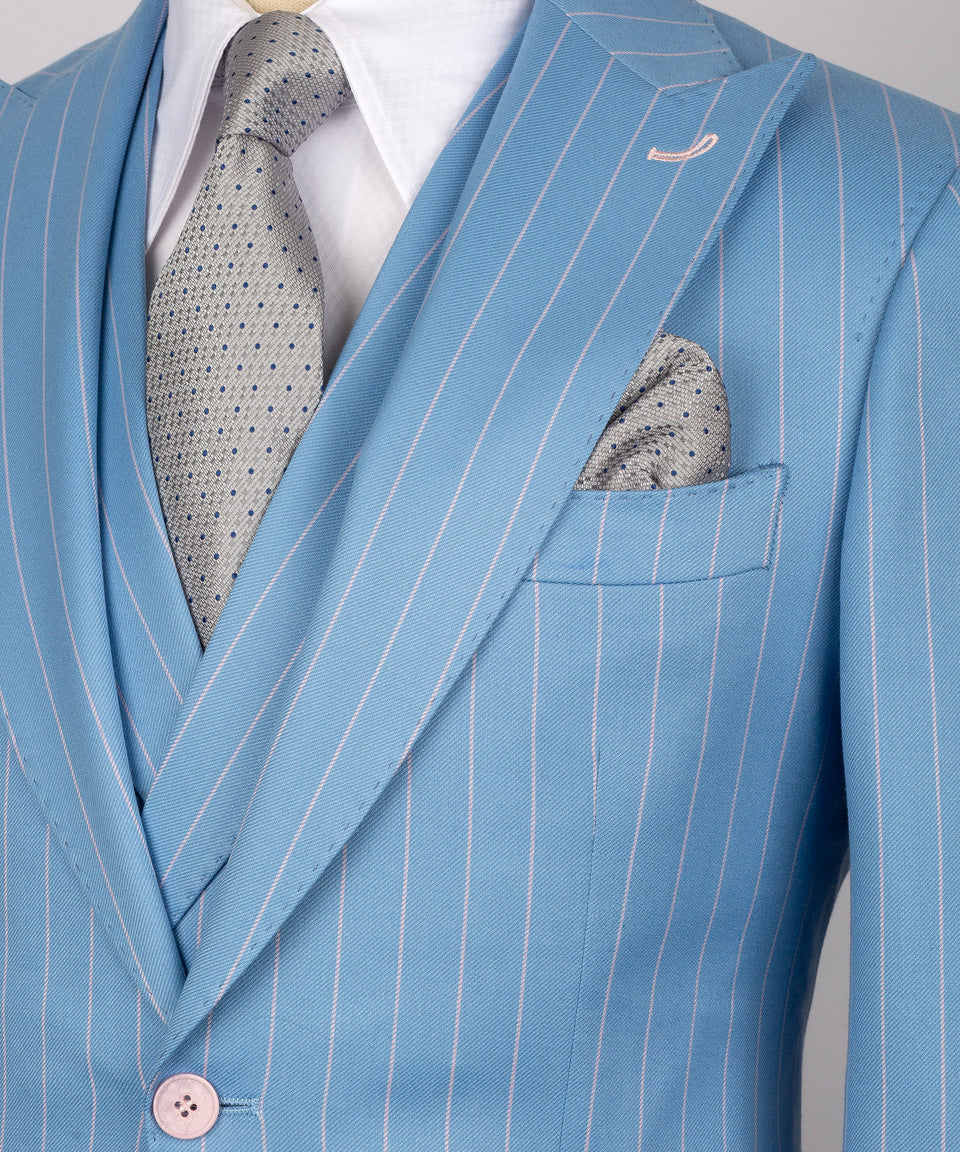Striped Three Piece Suit