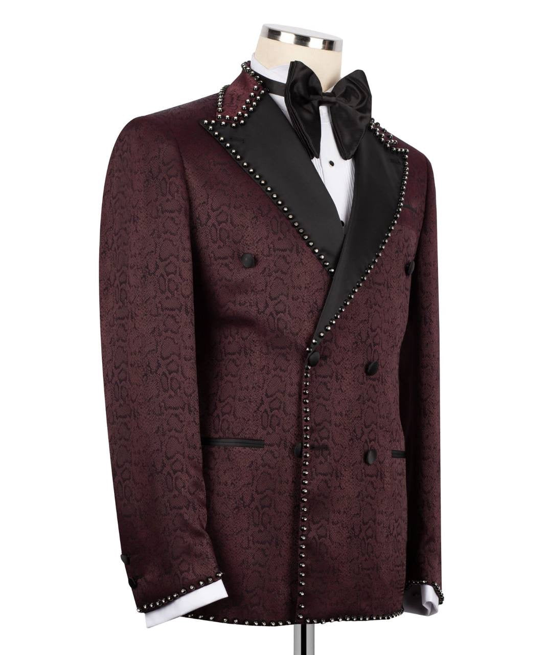 Stone Embellished Tuxedo