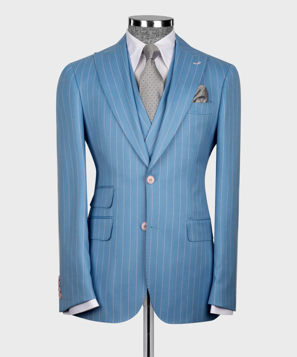 Striped Three Piece Suit