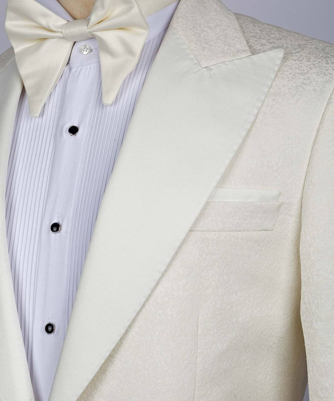 Classic Cream Tuxedo Set