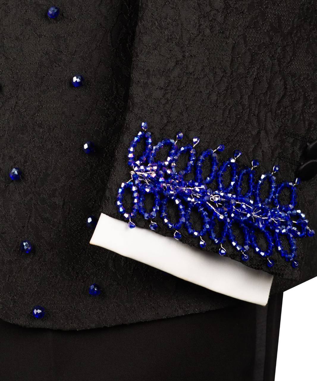 Exclusive Tuxedo With Stone Embellished