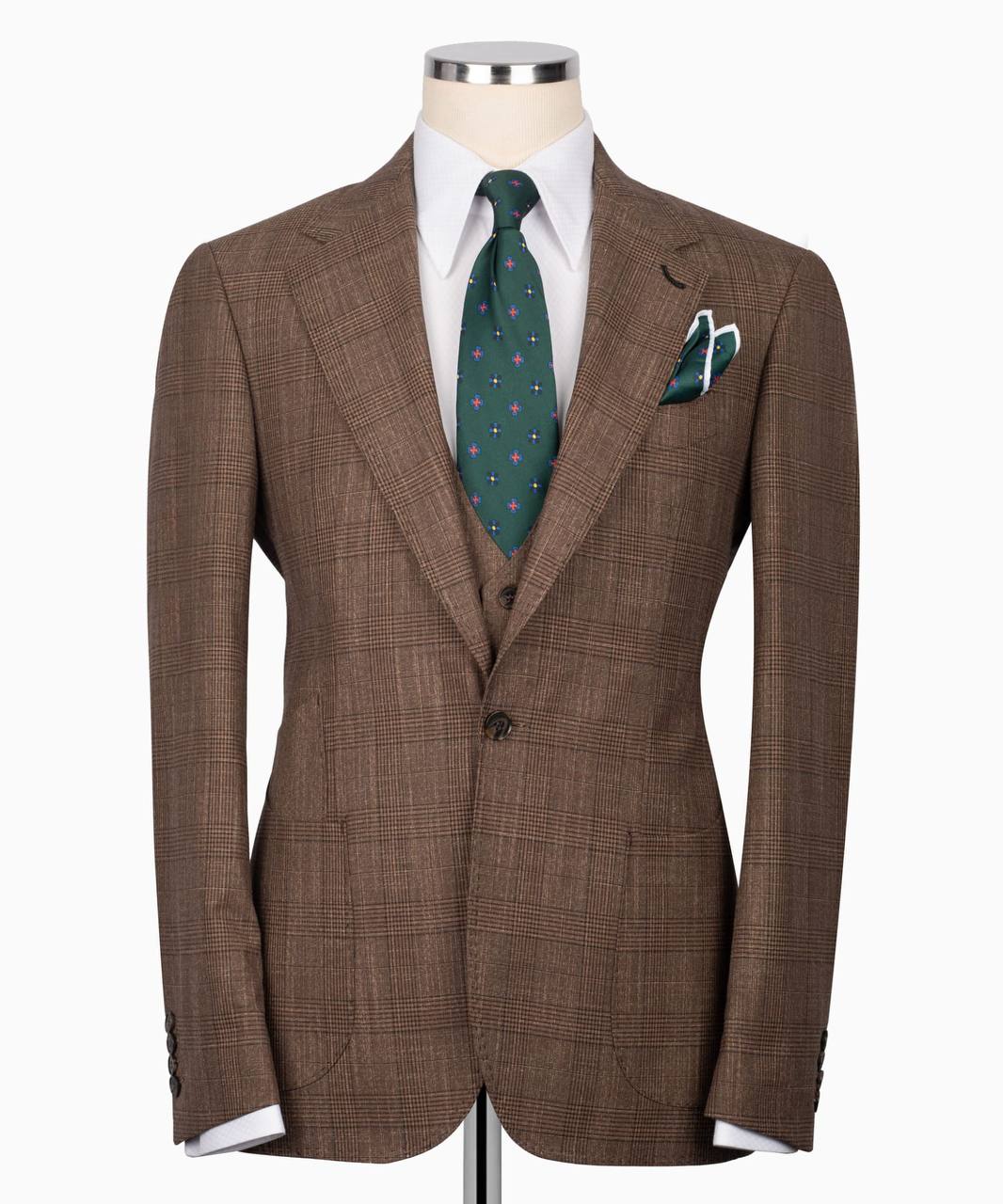 Plaid Three Piece Suit