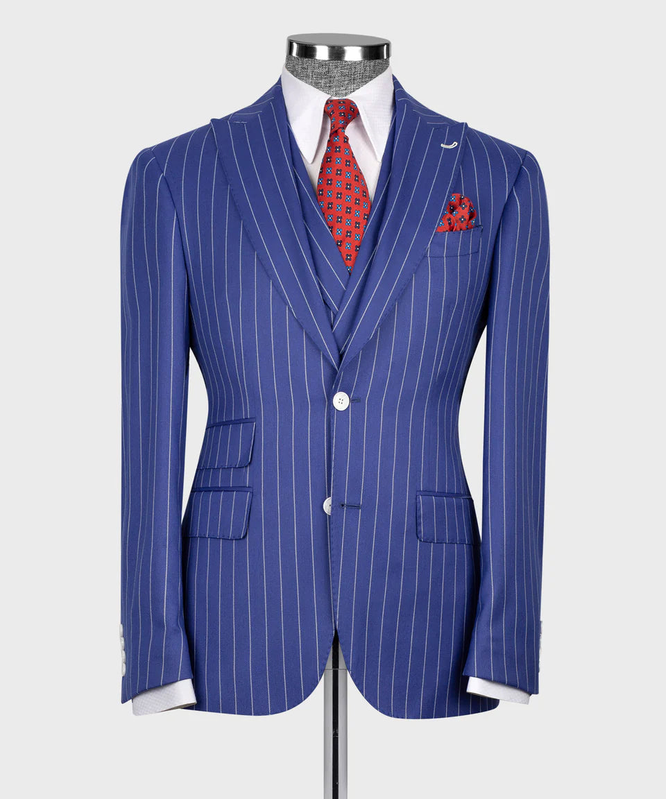Striped Three Piece Suit