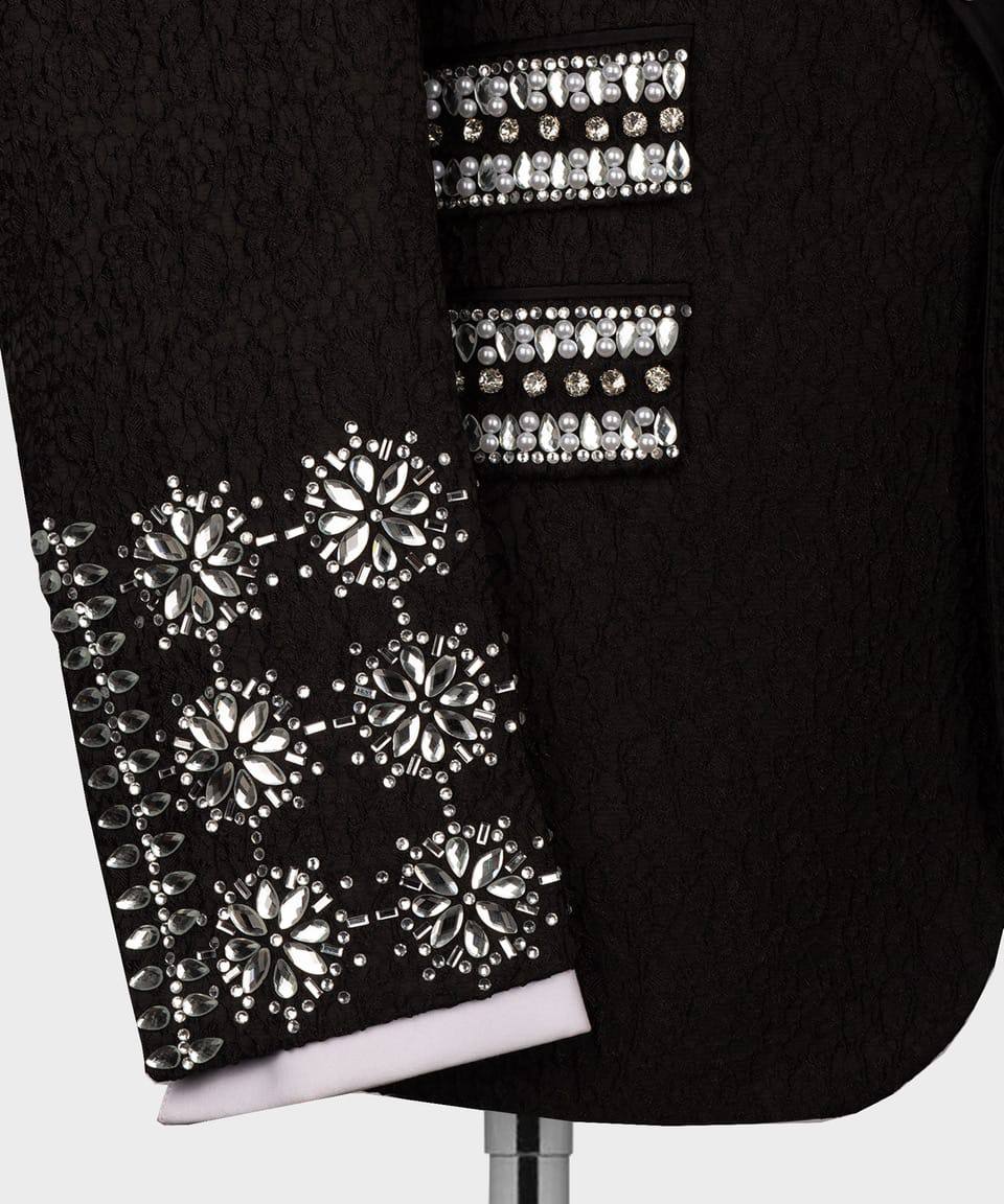 Exclusive Stone Embroidered Tuxedo