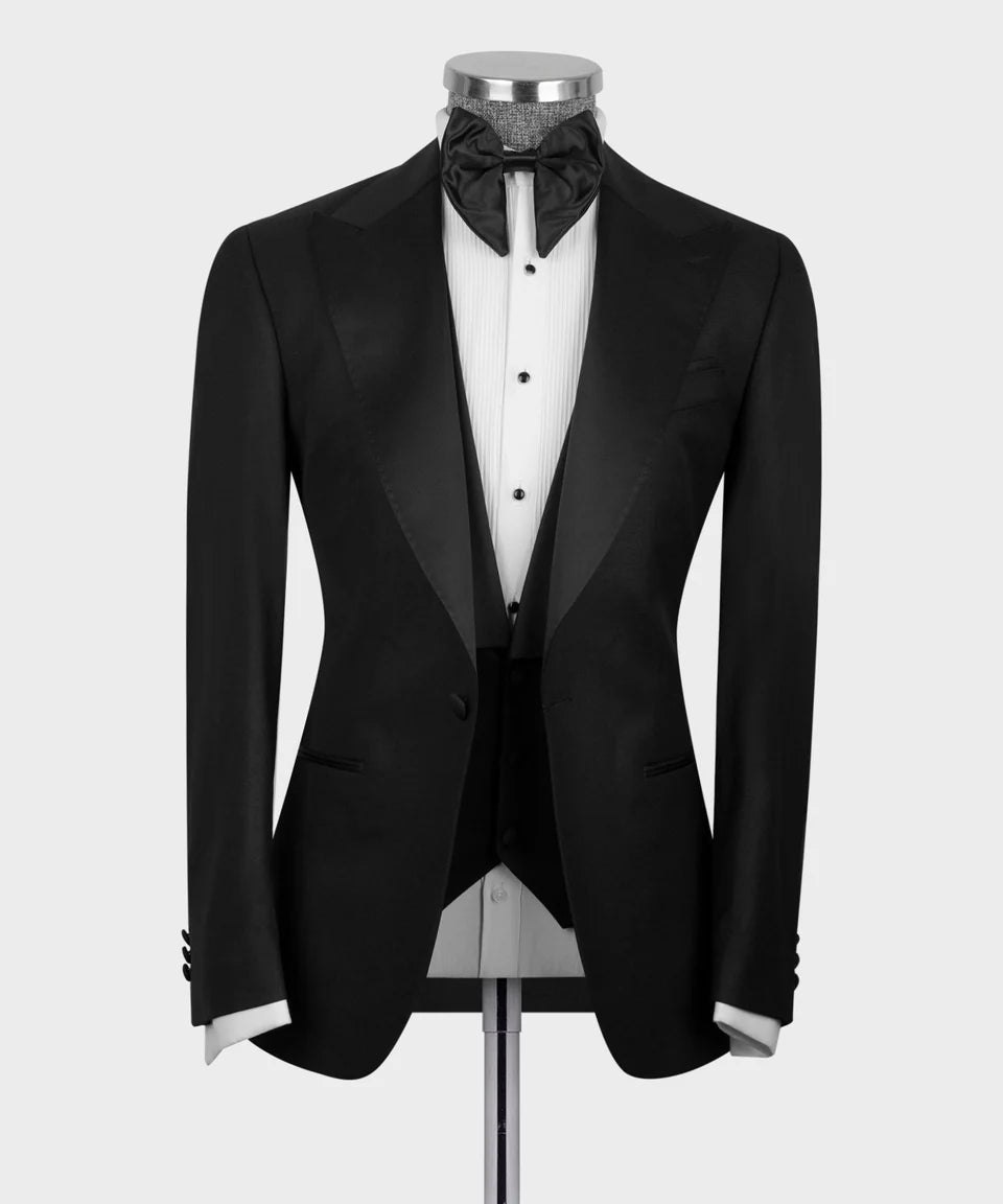 Black Wedding Groom Tuxedo