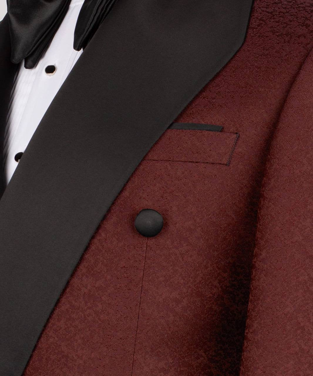 Two Piece Tuxedo with Custom Collar Design
