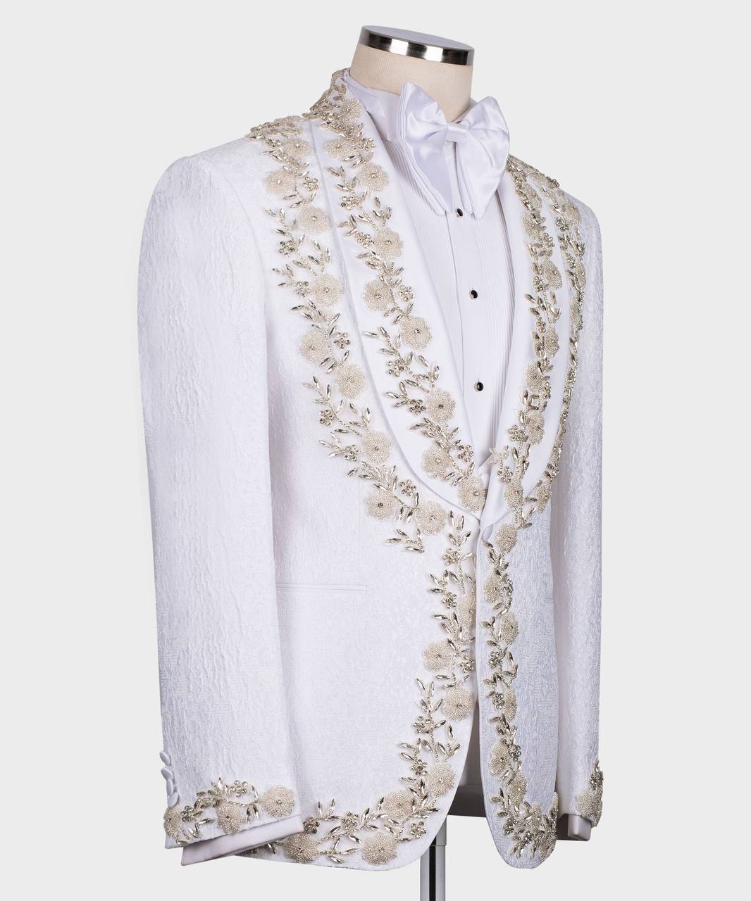 Exclusive Jewelry Embroidered Tuxedo