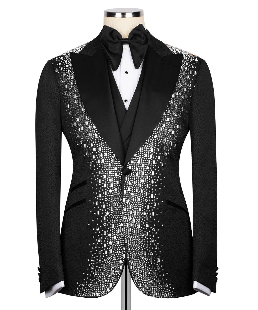 Silver Jewelry Ornament Black Tuxedo