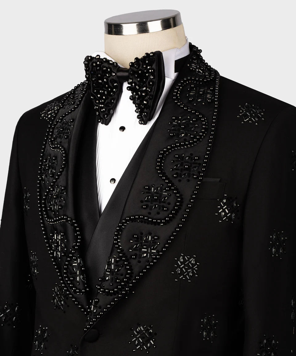 Exclusive Stone Ornament Tuxedo