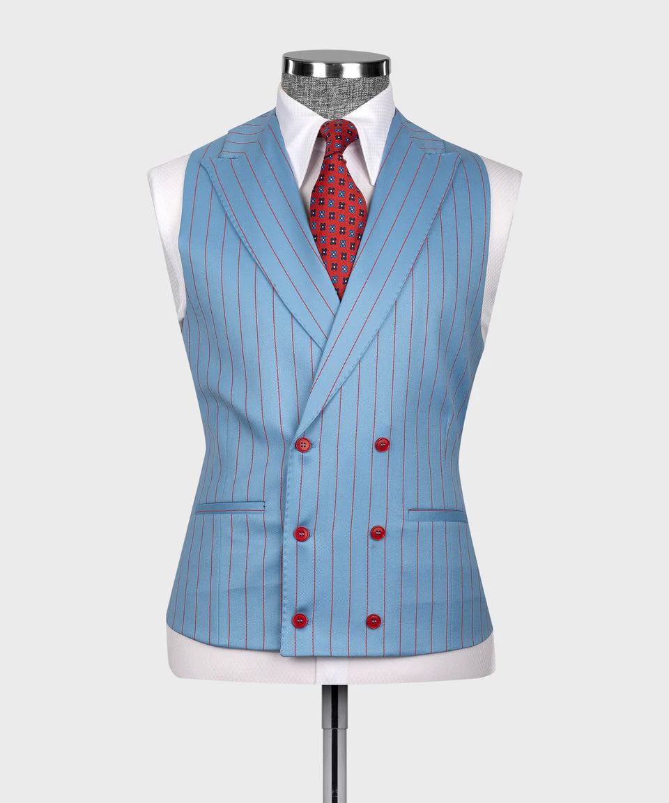 Striped Three Piece Suit