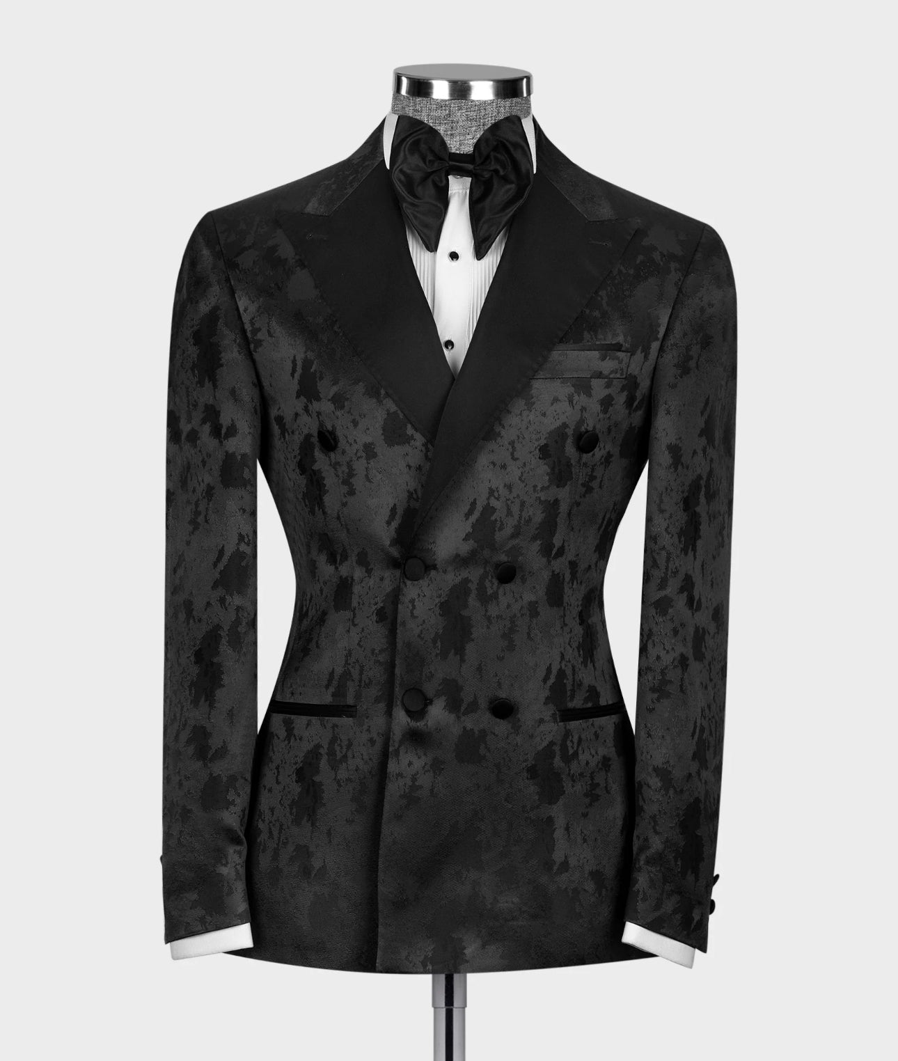 Patterned Double Breasted Tuxedo