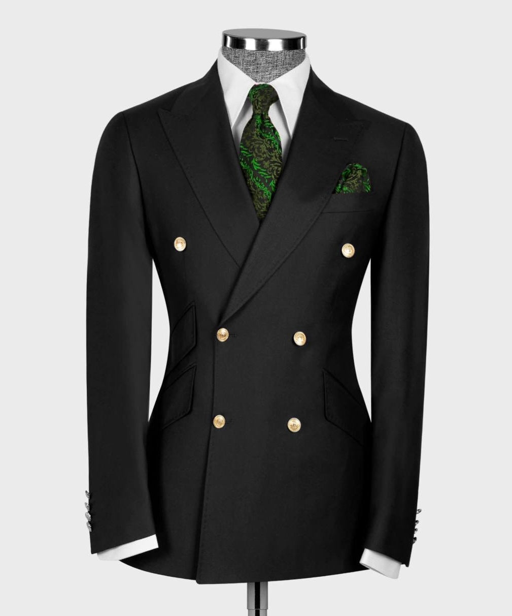 Peak Lapel Double Breasted