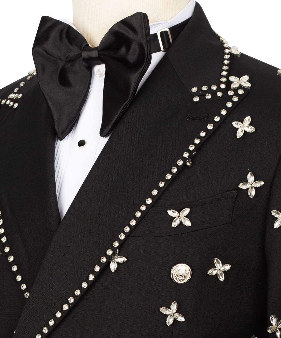 Exclusive Double Breasted Black Tuxedo