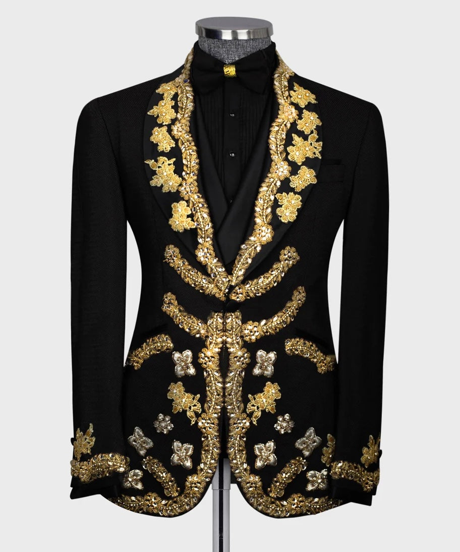 Custom Stone Embellished Tuxedo
