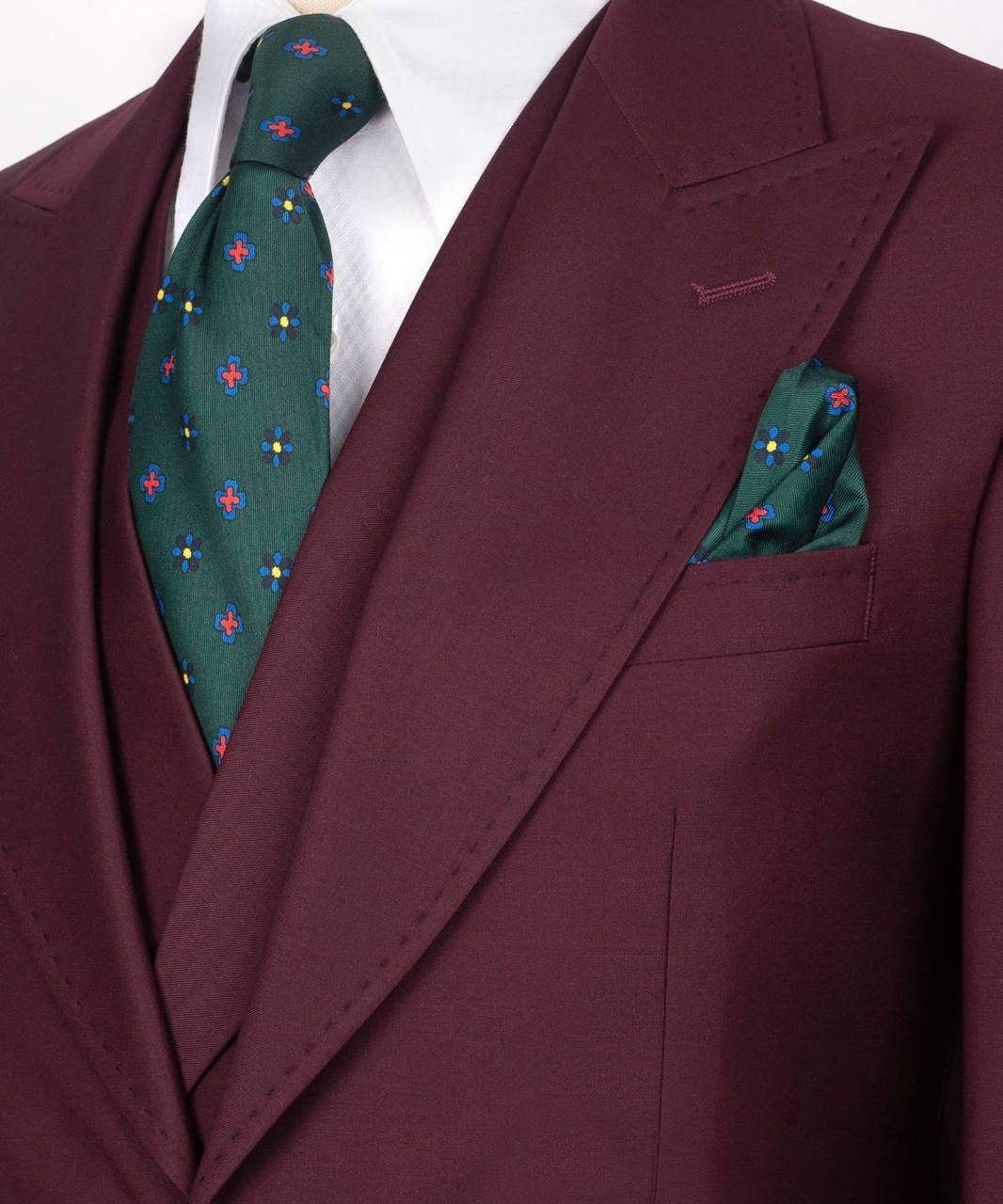 Formal Suit With Gold Button