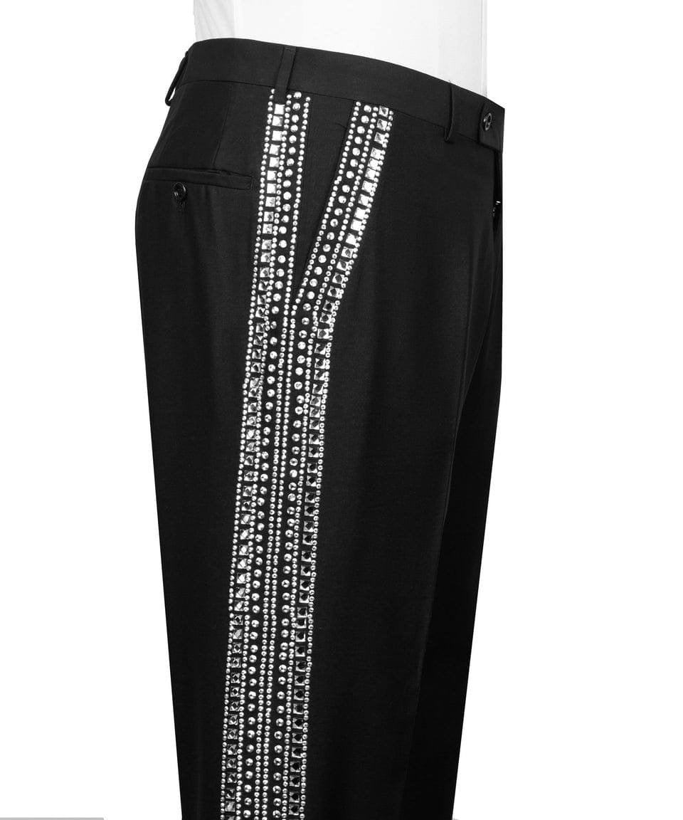 Exclusive Stone Embroidered Tuxedo Set