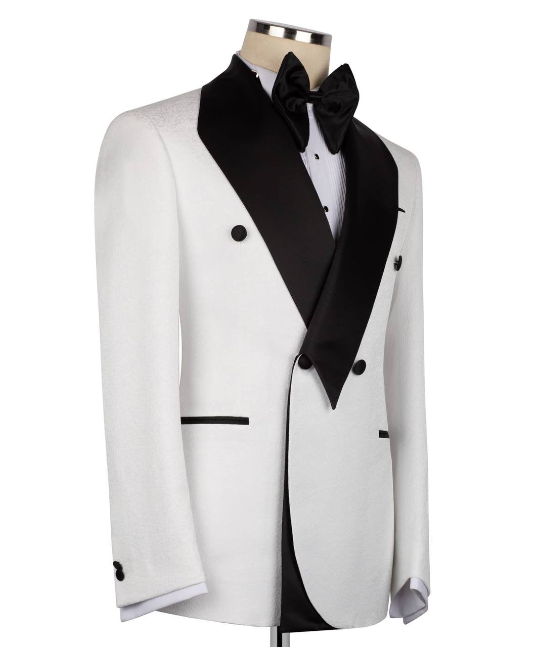 Two Piece Tuxedo with Custom Collar Design