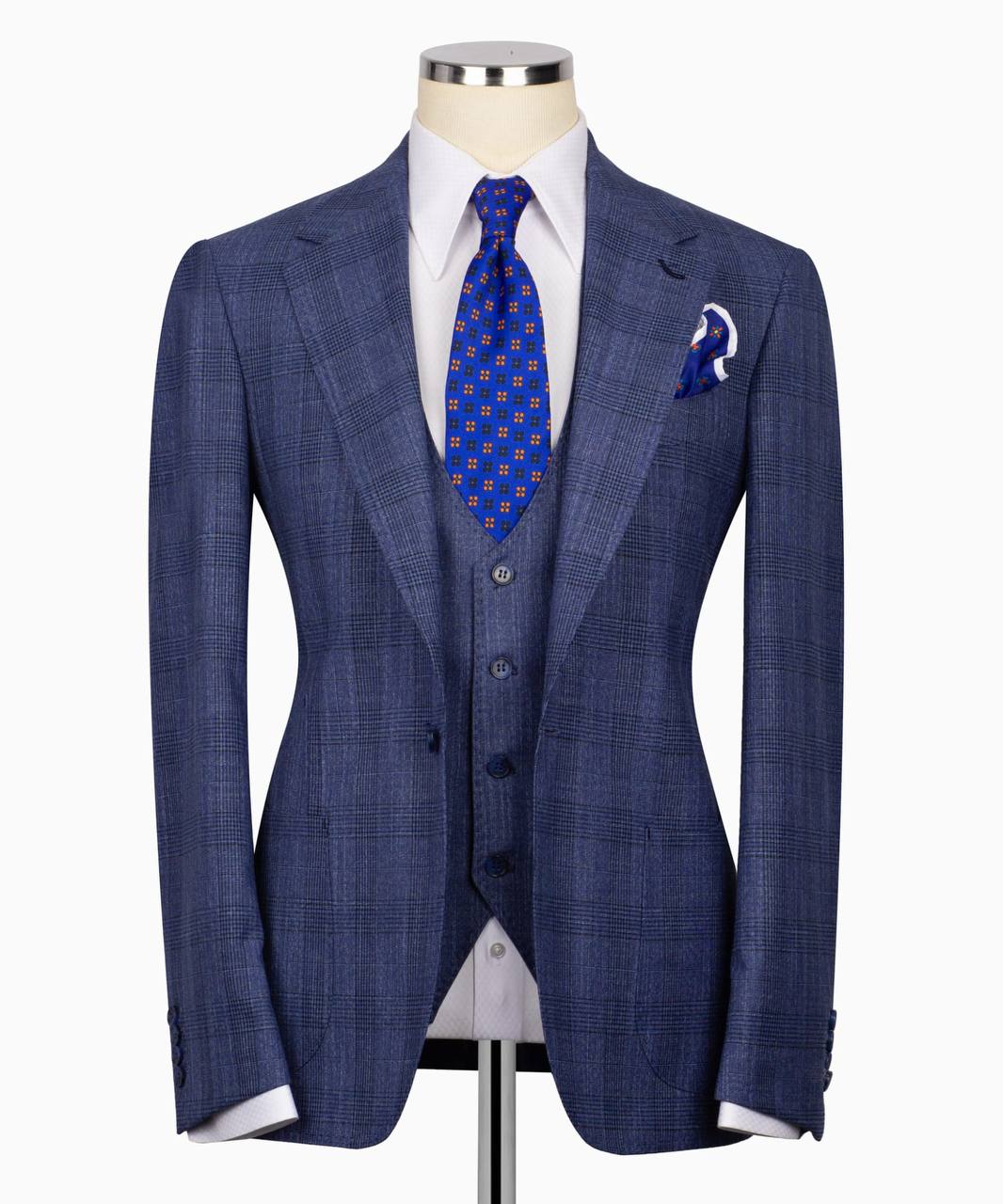 Plaid Three Piece Suit