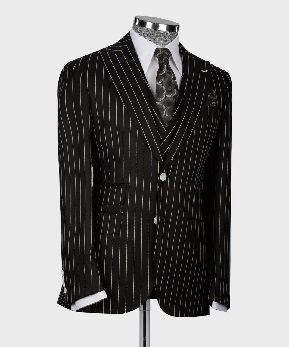 Striped Three Piece Suit