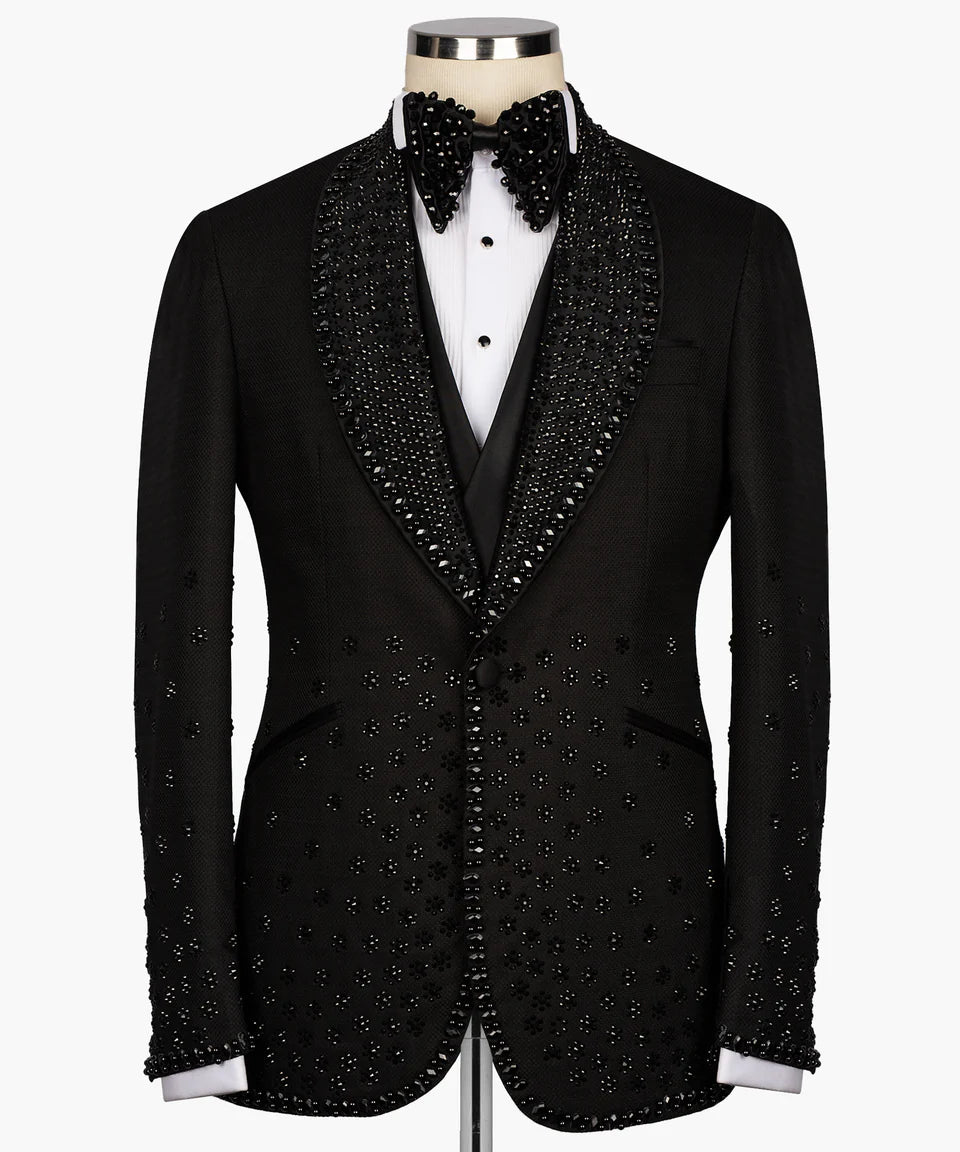 Exclusive Crystal Embroidered Tuxedo