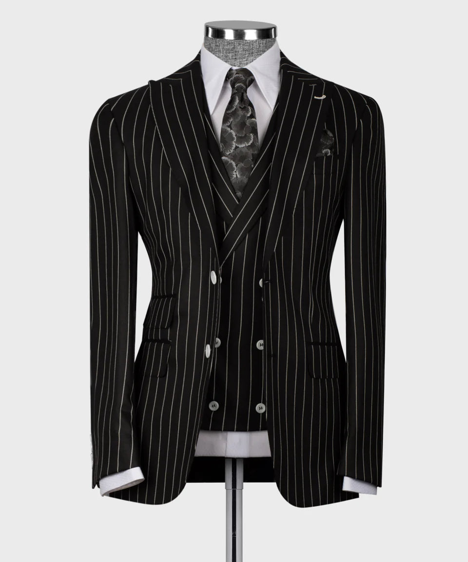 Striped Three Piece Suit