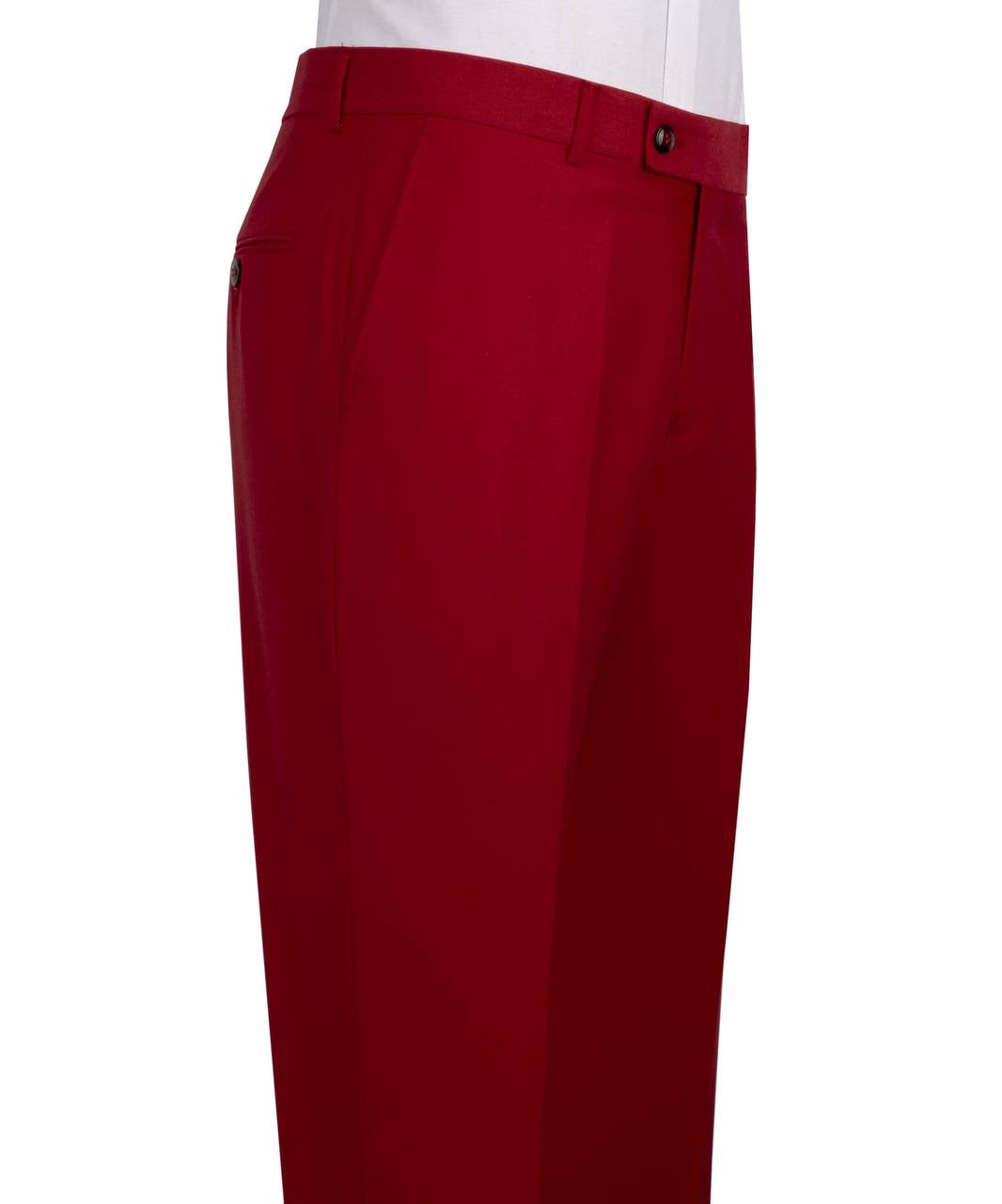 Red Double Breasted Formal Suit