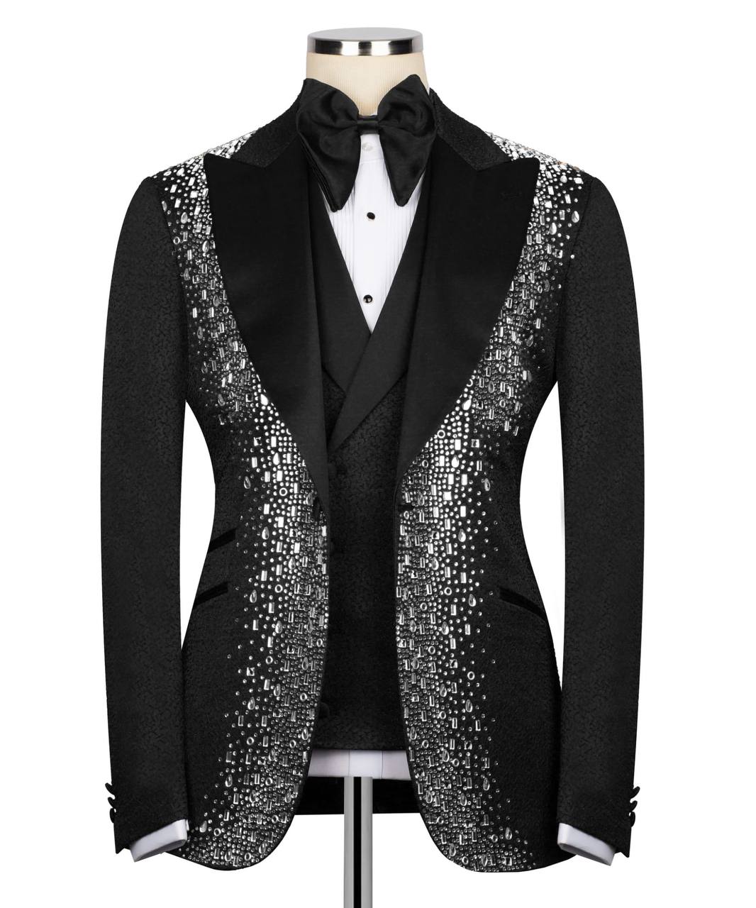 Silver Jewelry Ornament Black Tuxedo