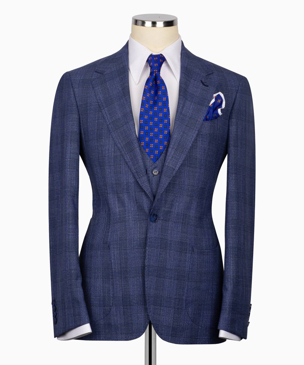 Plaid Three Piece Suit