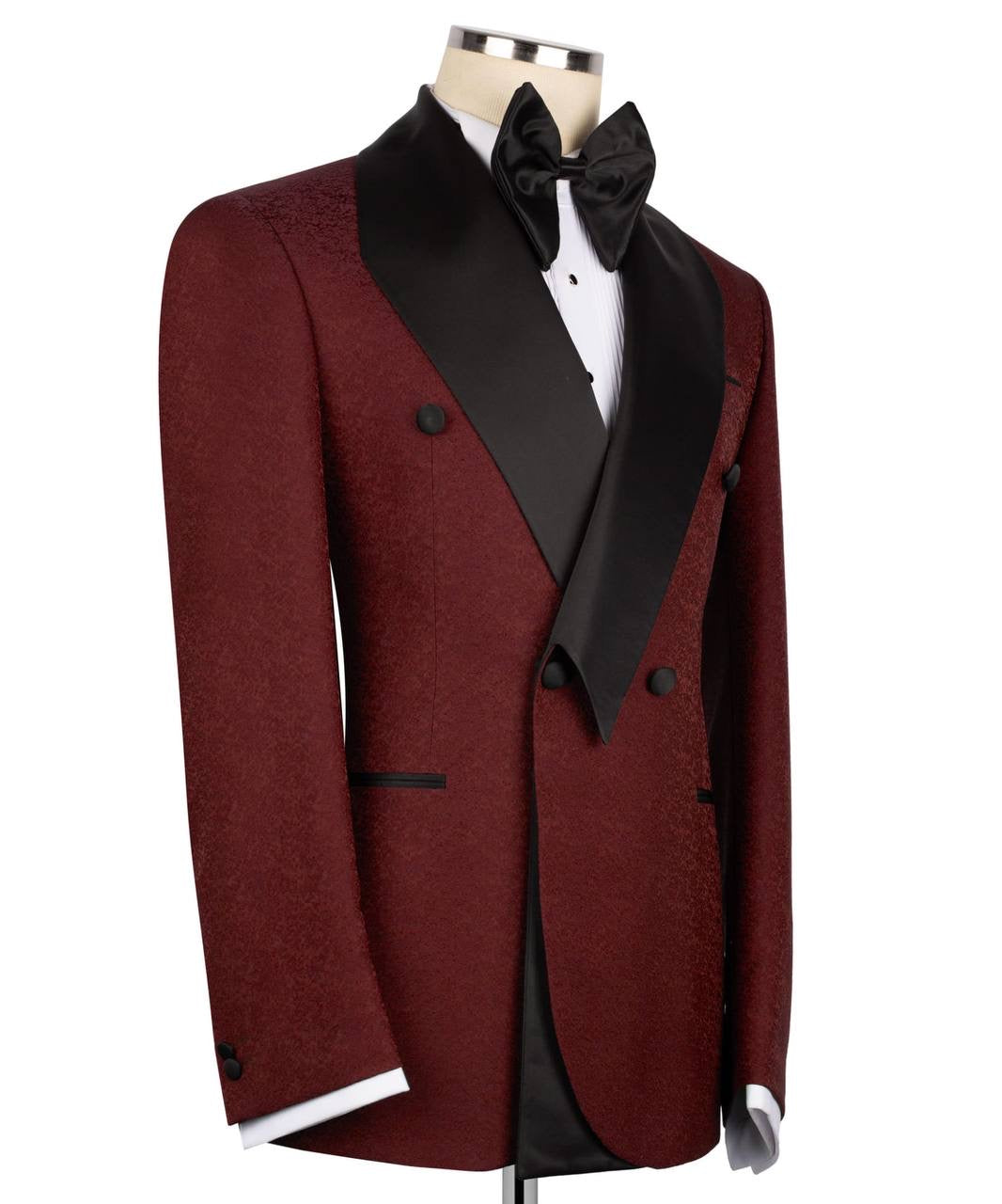 Two Piece Tuxedo with Custom Collar Design