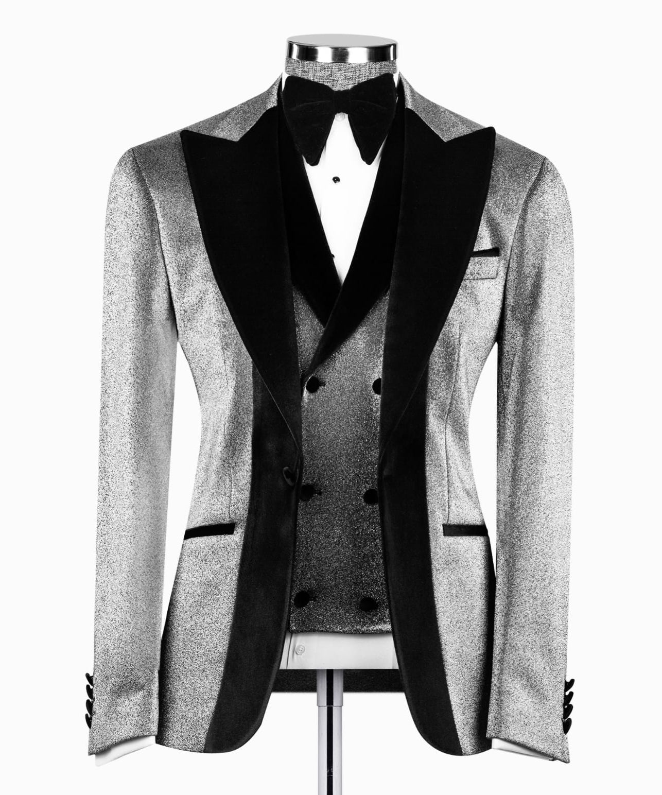 Velvet Lapel Sparkling Tuxedo