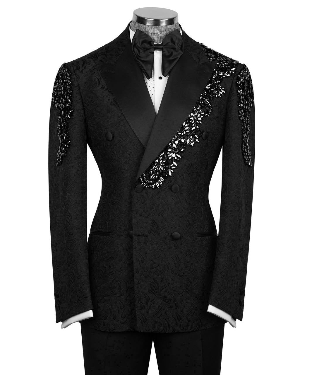 Exclusive Stone Embellished Tuxedo