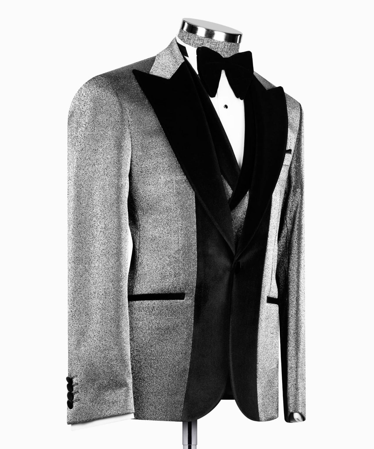 Velvet Lapel Sparkling Tuxedo
