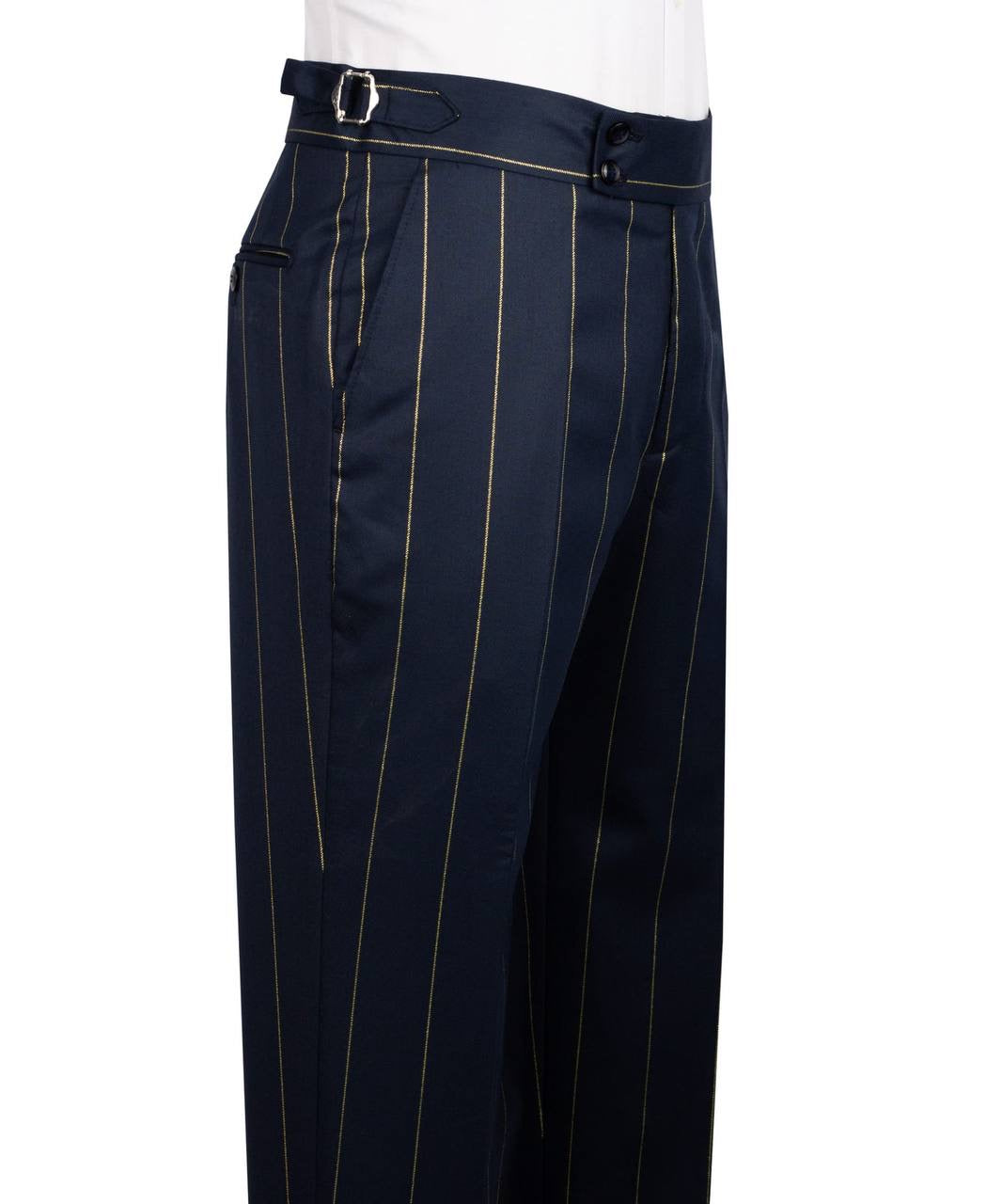 Pinstripe Double Breasted Suit
