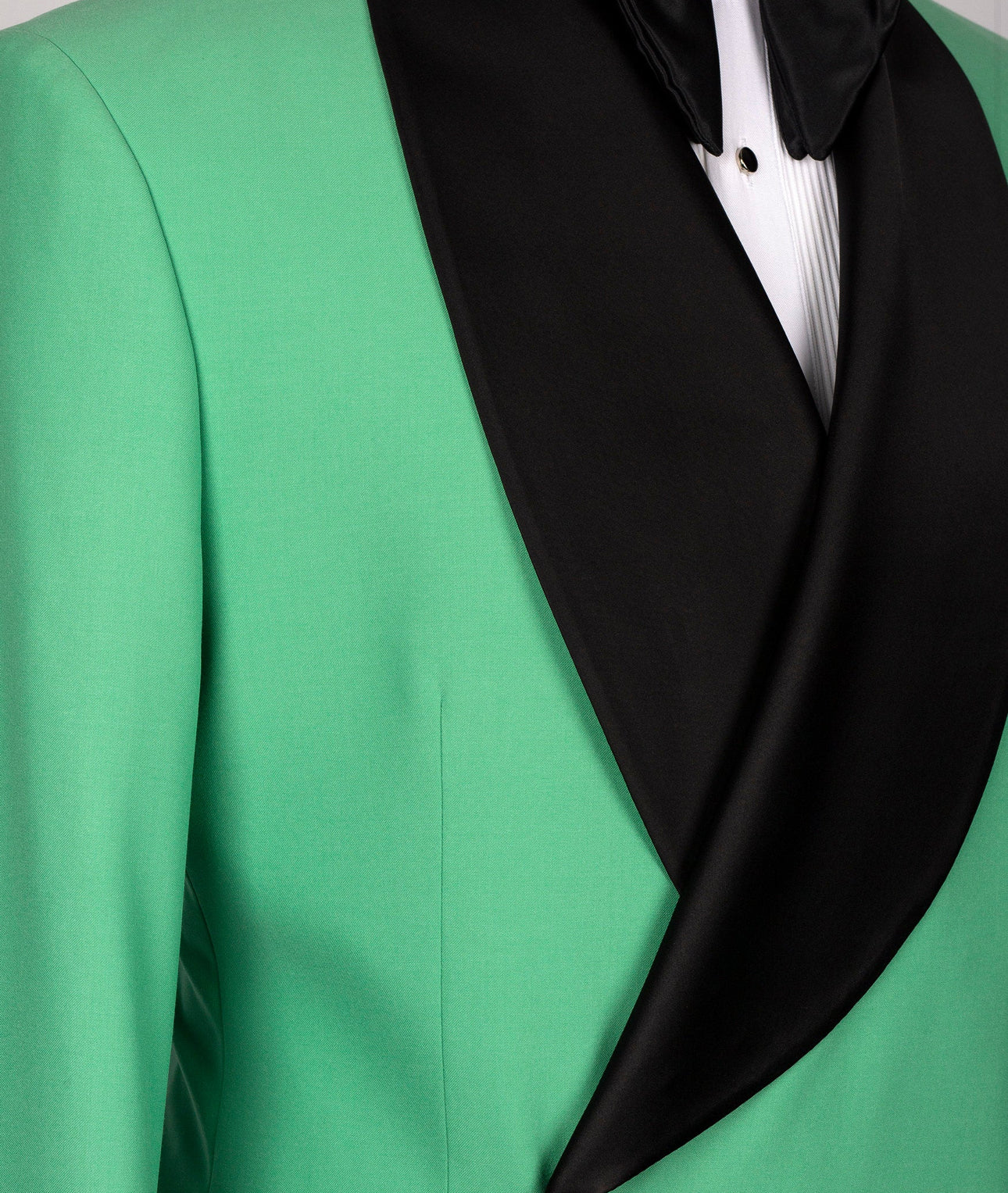 Double Button Green Tuxedo