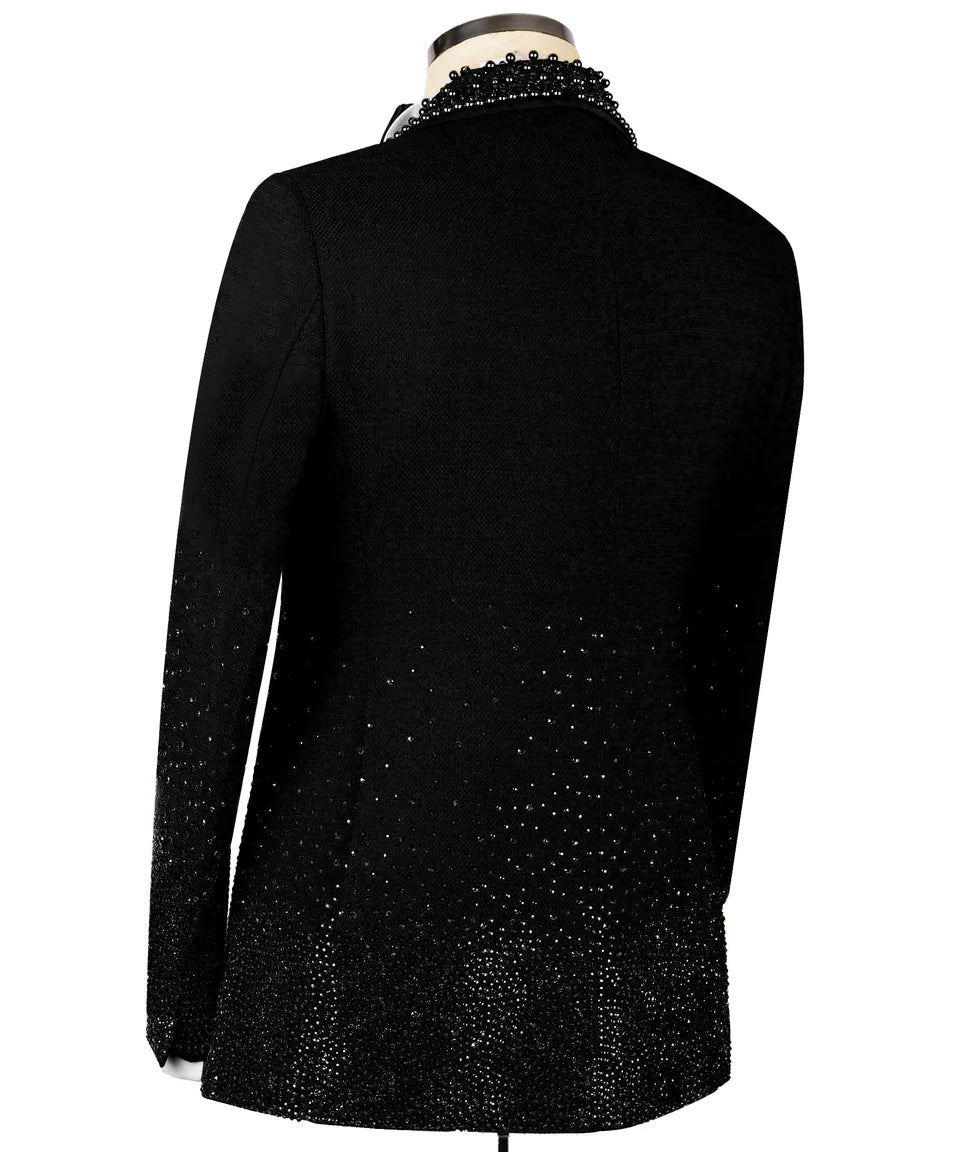 Exclusive Design Stone Embellished Tuxedo