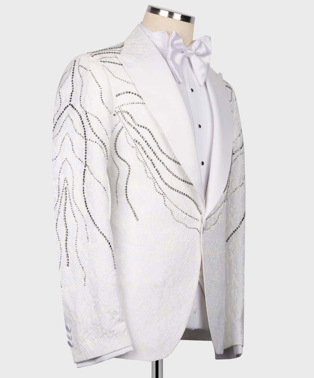 White 3 Piece Exclusive Tuxedo
