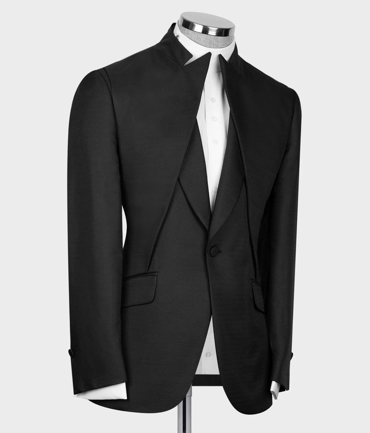 Collar Detail Black Tuxedo