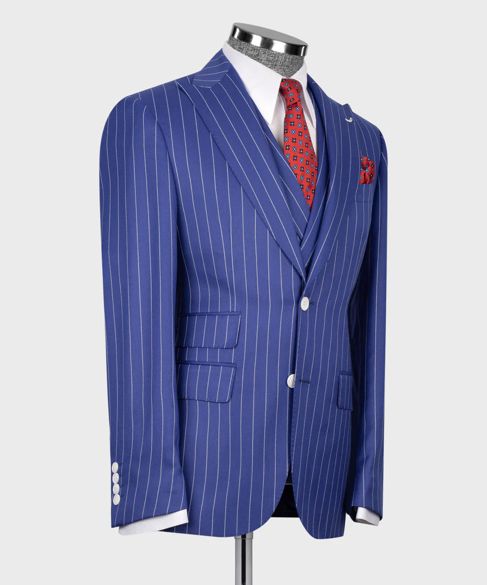 Striped Three Piece Suit