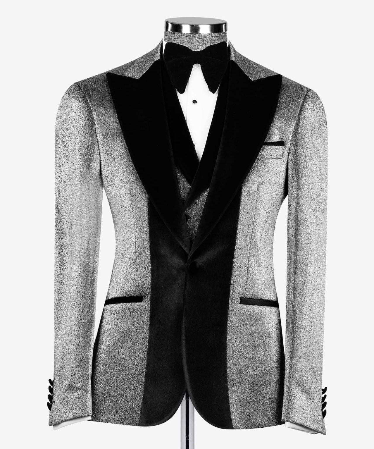 Velvet Lapel Sparkling Tuxedo