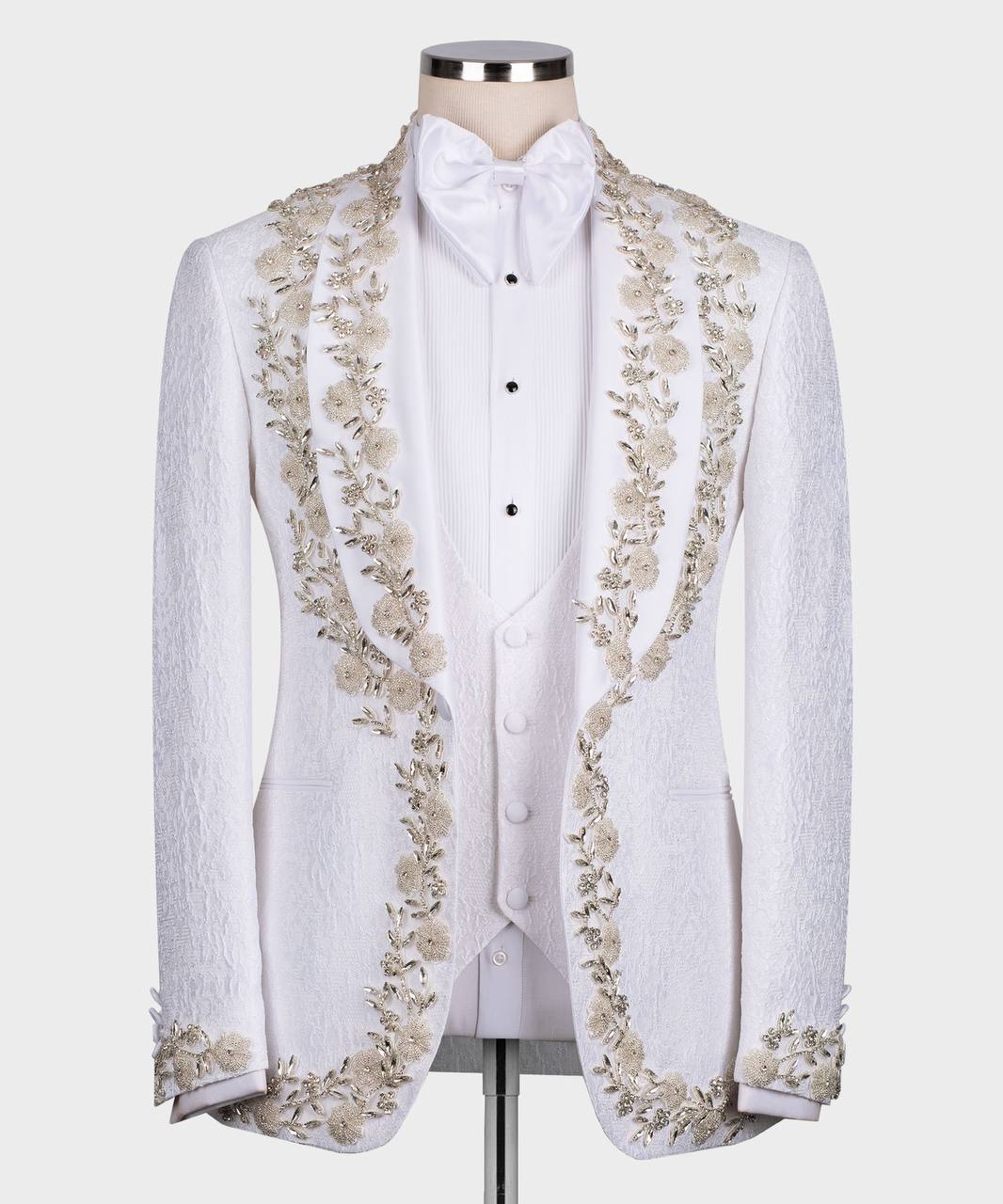 Exclusive Jewelry Embroidered Tuxedo
