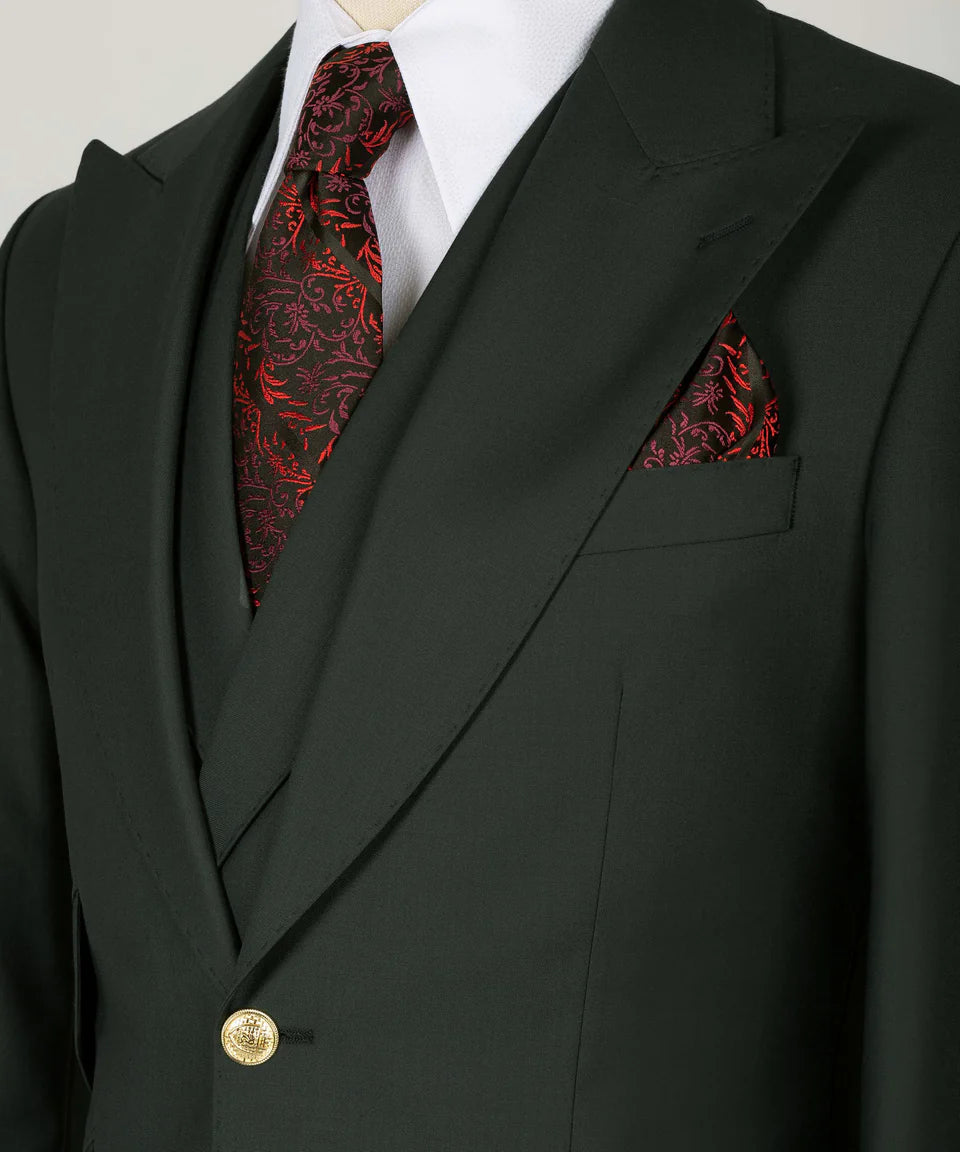 Classic Dark Green Suit