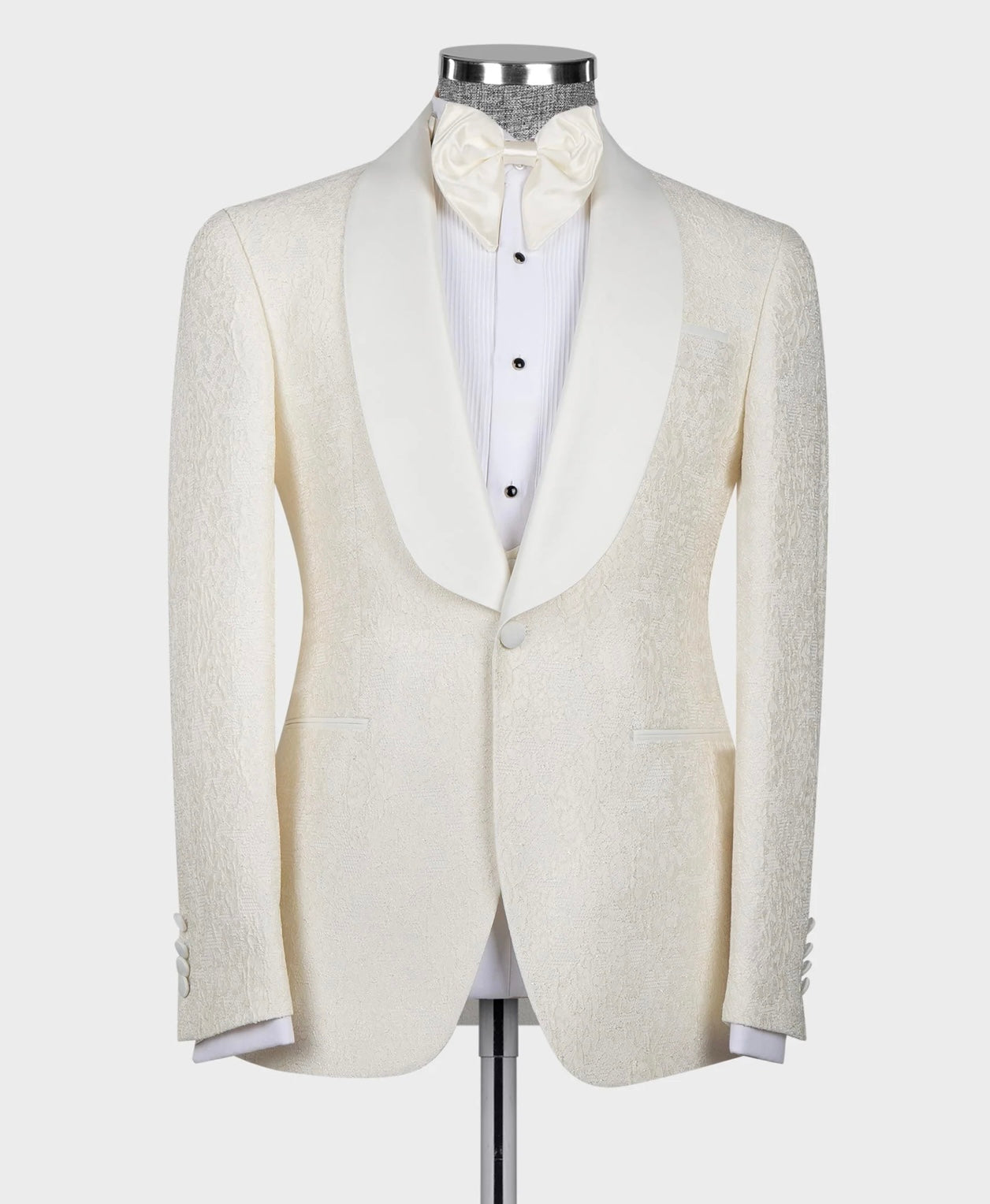 Patterned Fabric Cream Tuxedo