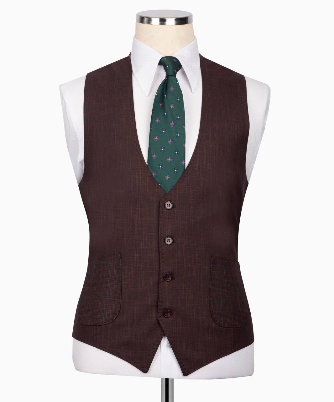 Plaid Three Piece Suit