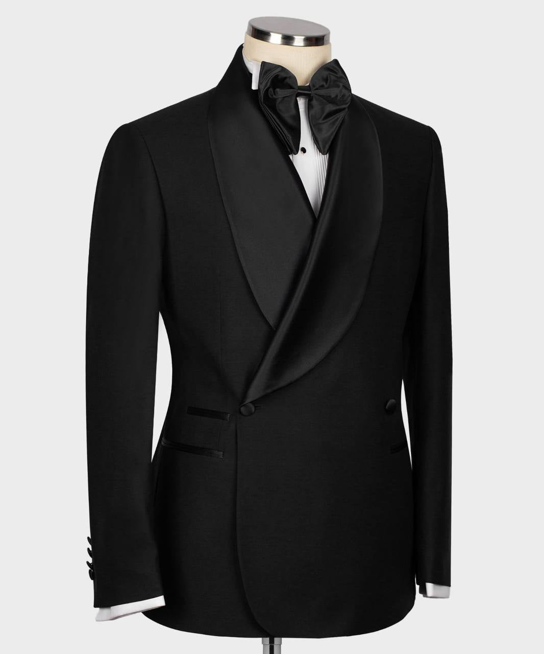 Black Tuxedo With Satin Collar