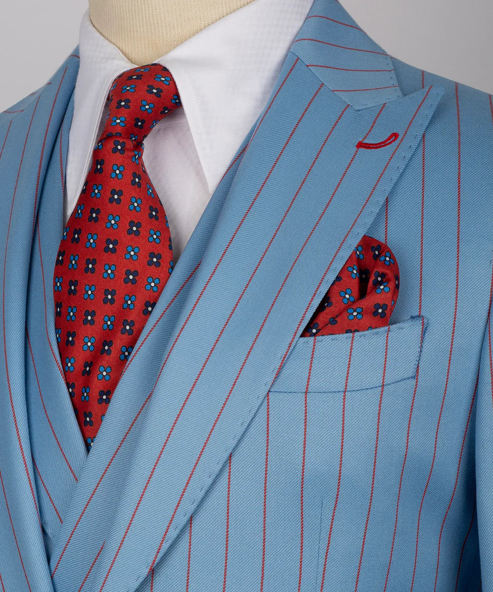 Striped Three Piece Suit