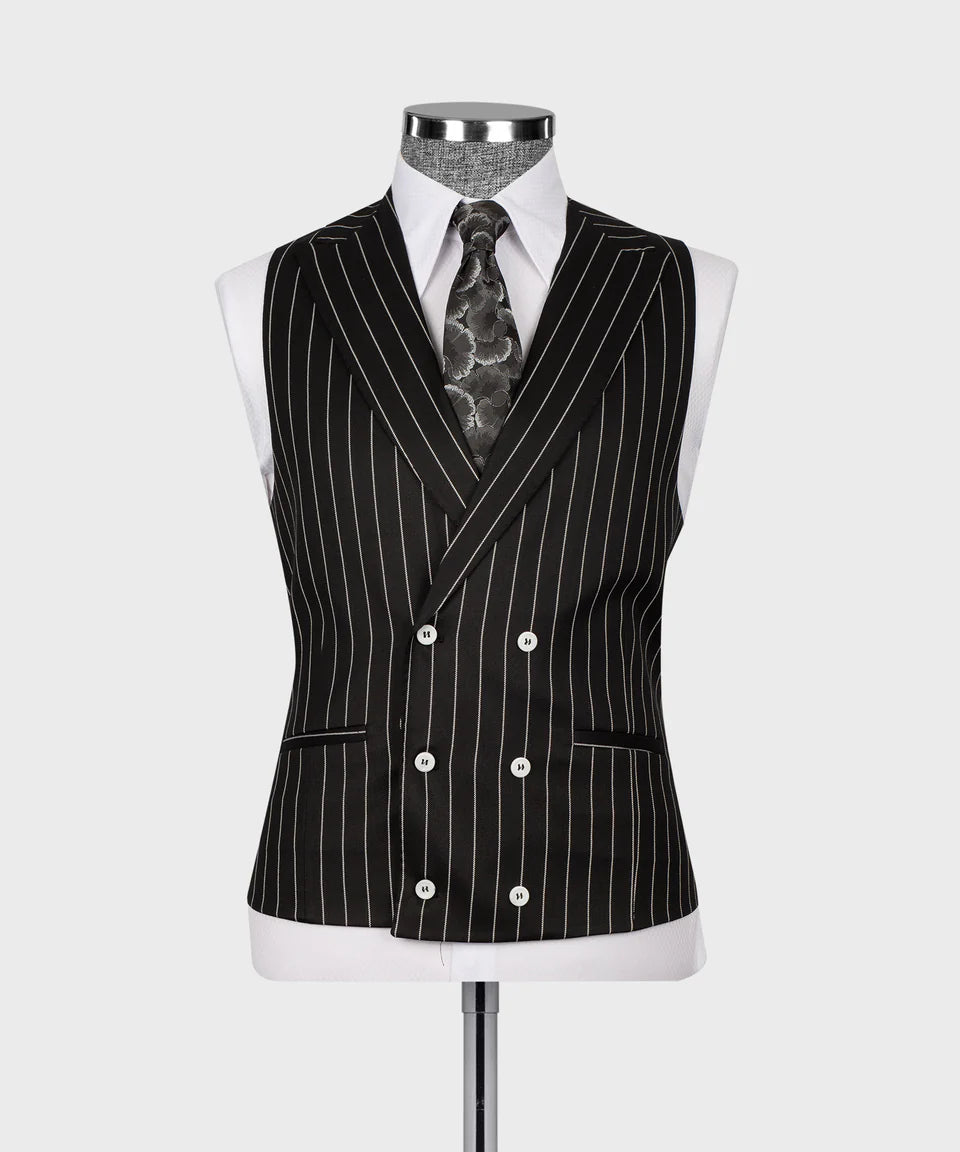 Striped Three Piece Suit
