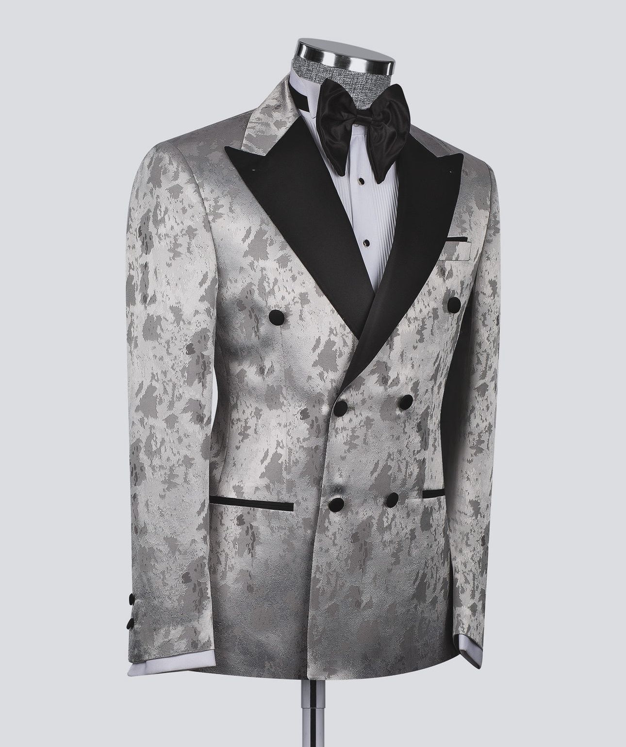 Patterned Double Breasted Tuxedo