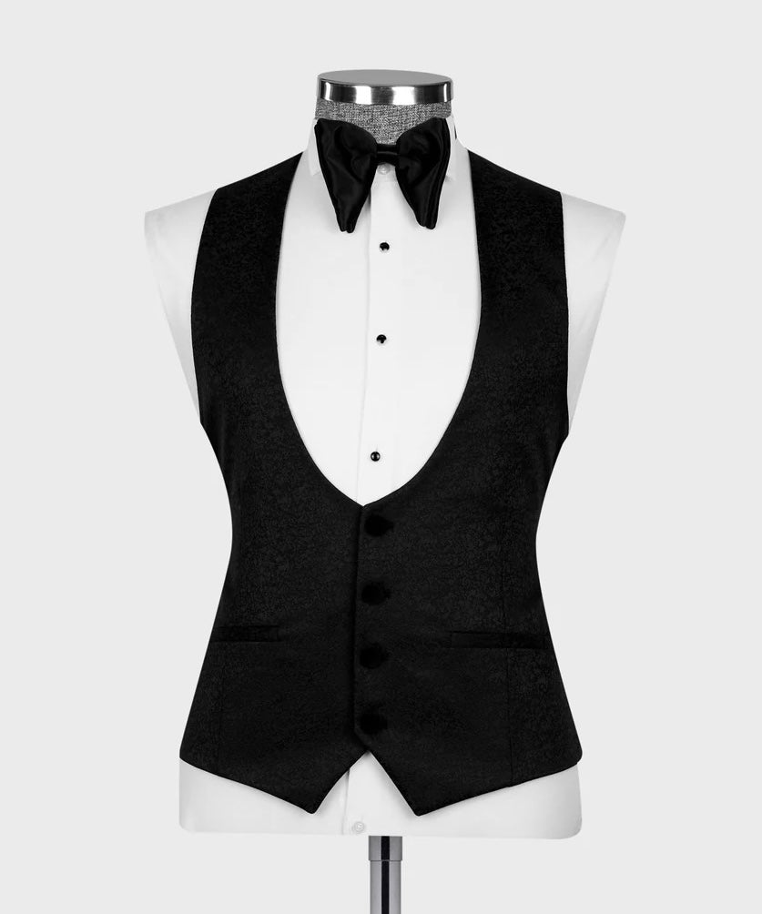 Velvet Lapel Black Tuxedo