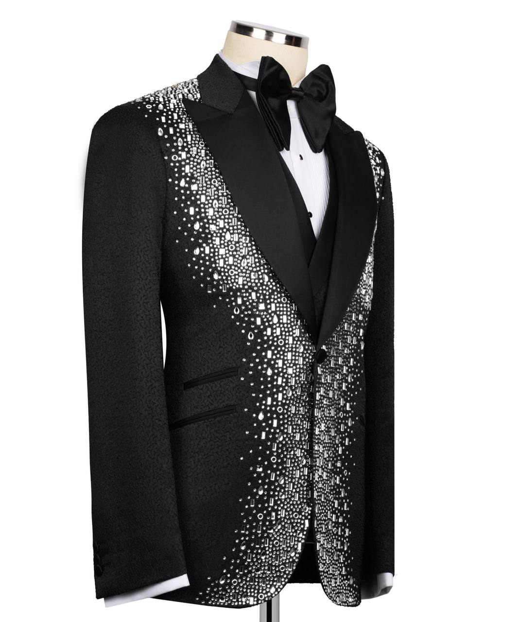 Silver Jewelry Ornament Black Tuxedo