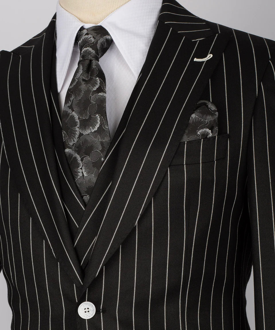 Striped Three Piece Suit
